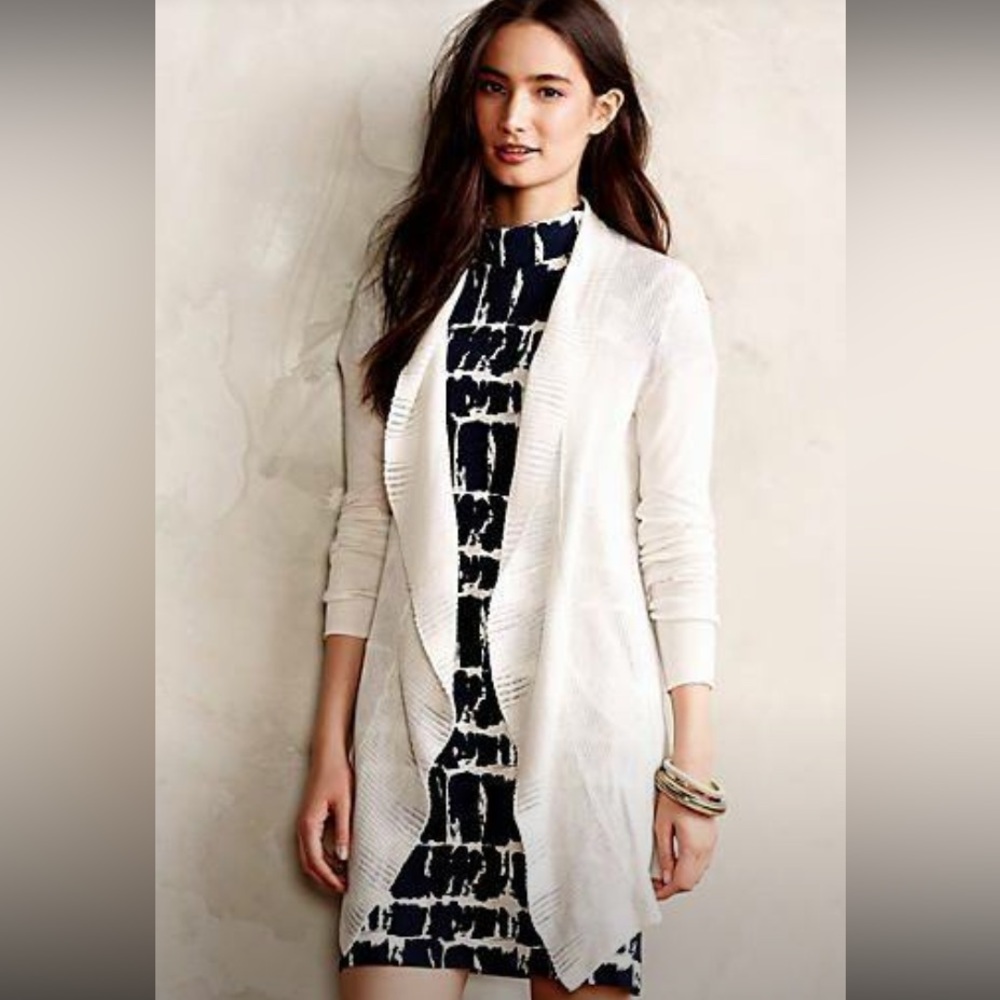 Anthropologie Knitted and Knotted Cardigan Sz M